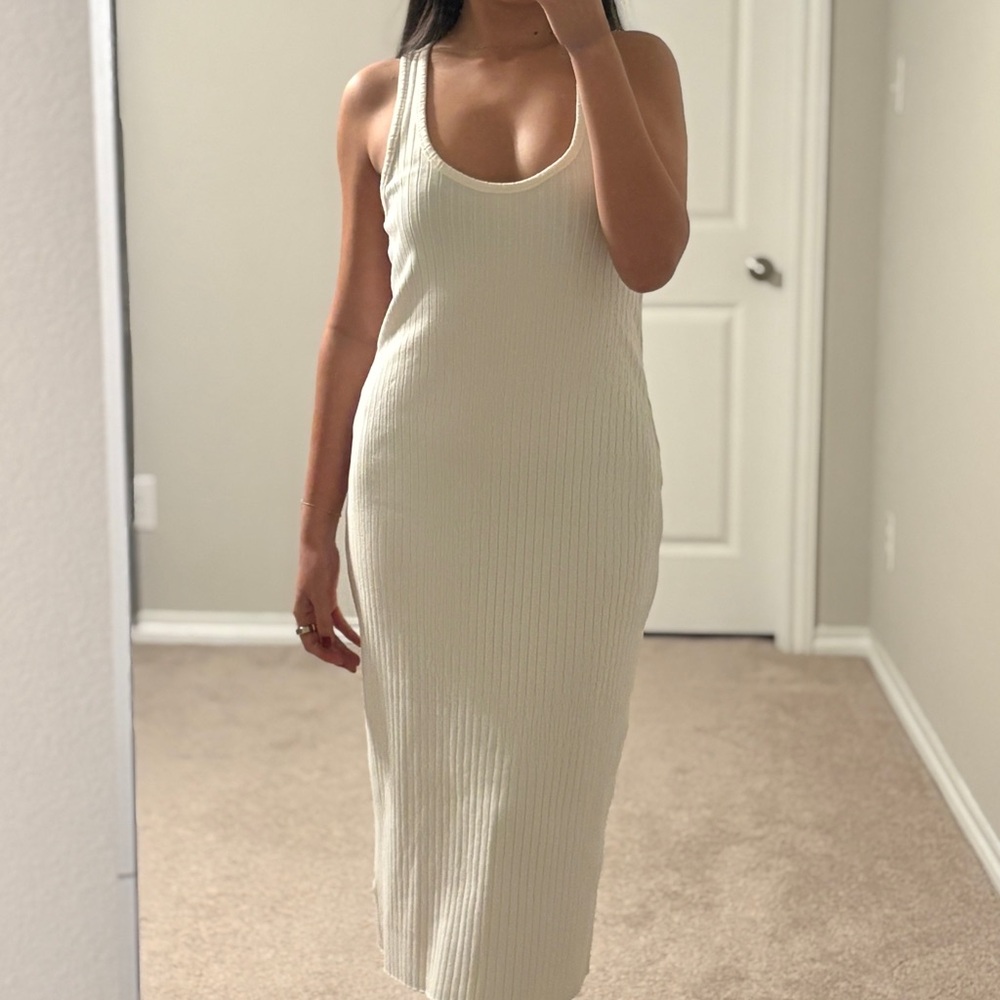 Vince white/cream Sleeveless Dress